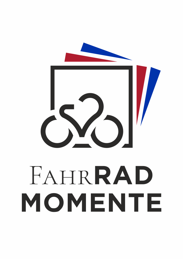 Logo mit Fahrrad-Icon und Text: "Fahrrad Momente2