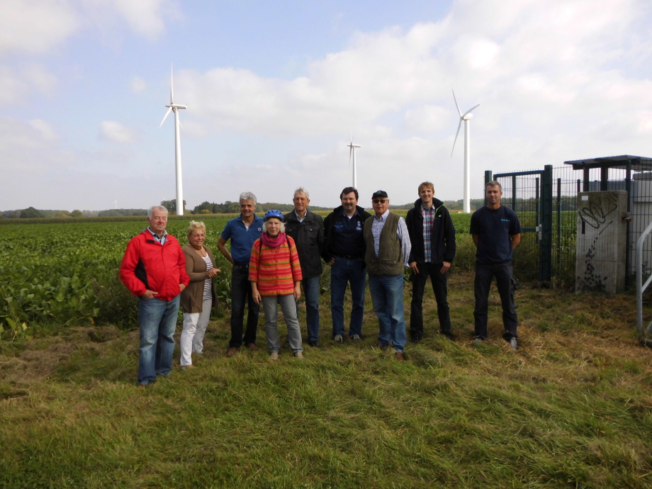 Klima-Radtour mit Besichtigung von Windrädern