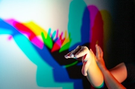 Bunte Schatten