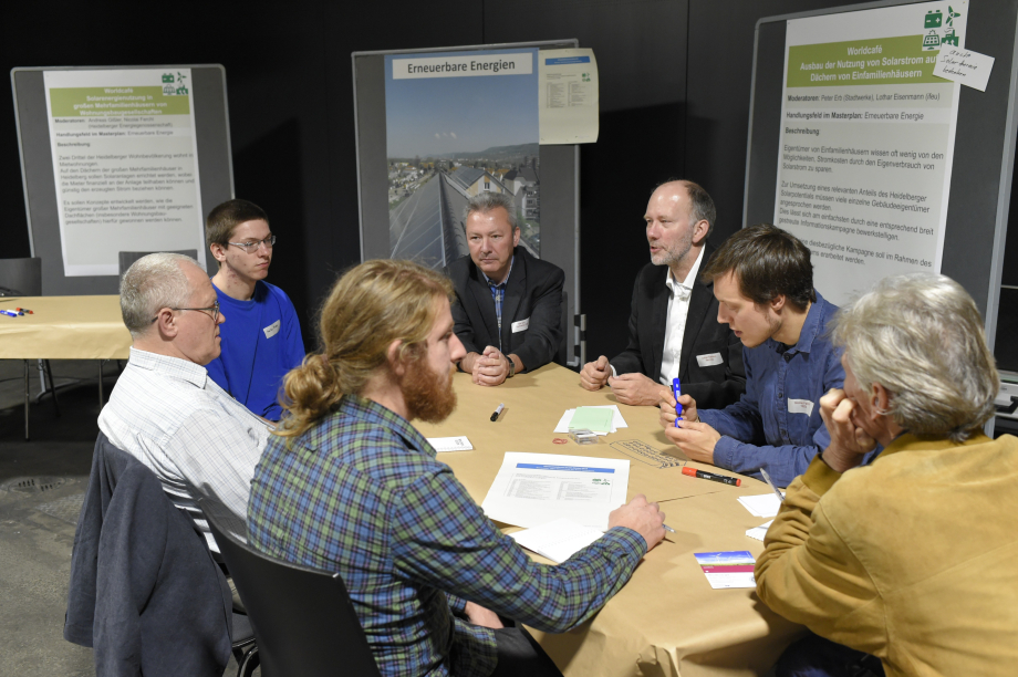 Arbeitsgruppe beim Klimaschutzforum 2015