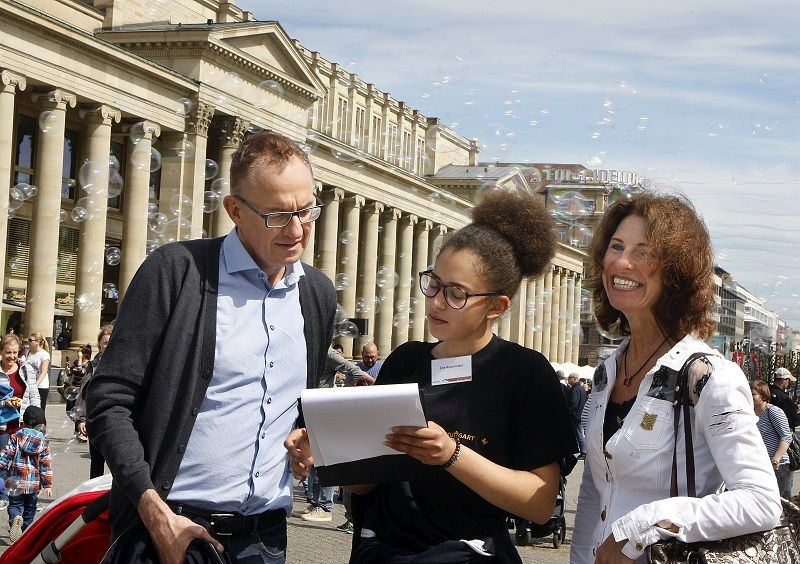 Straßenumfrage zum Masterplan 100 % Klimaschutz