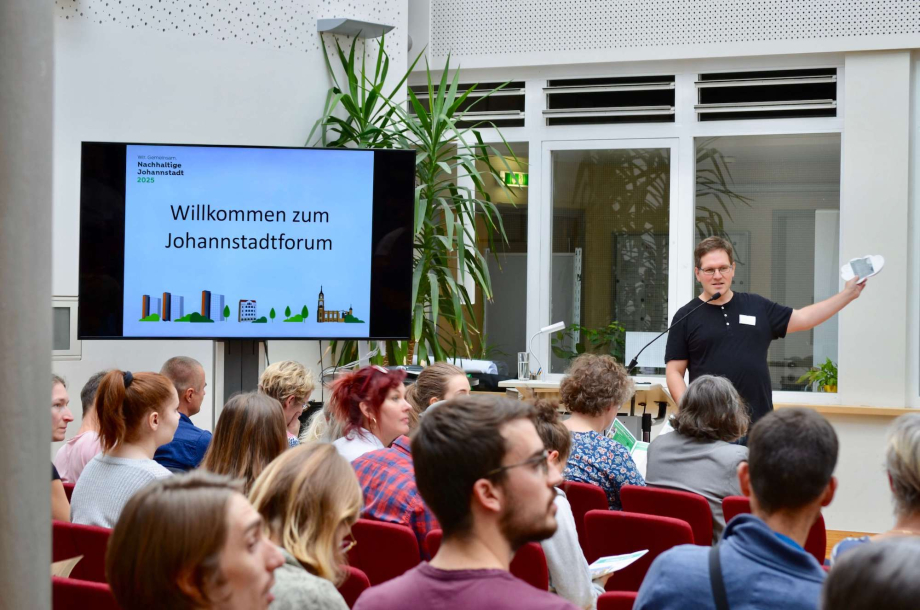 Impression vom Johannstadtforum 2019, der Stadtteilkonferenz der Dresdner Johannstadt