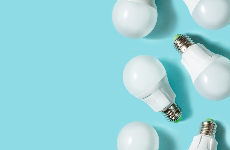 Symbolbild von energiesparender LED-Beleuchtung