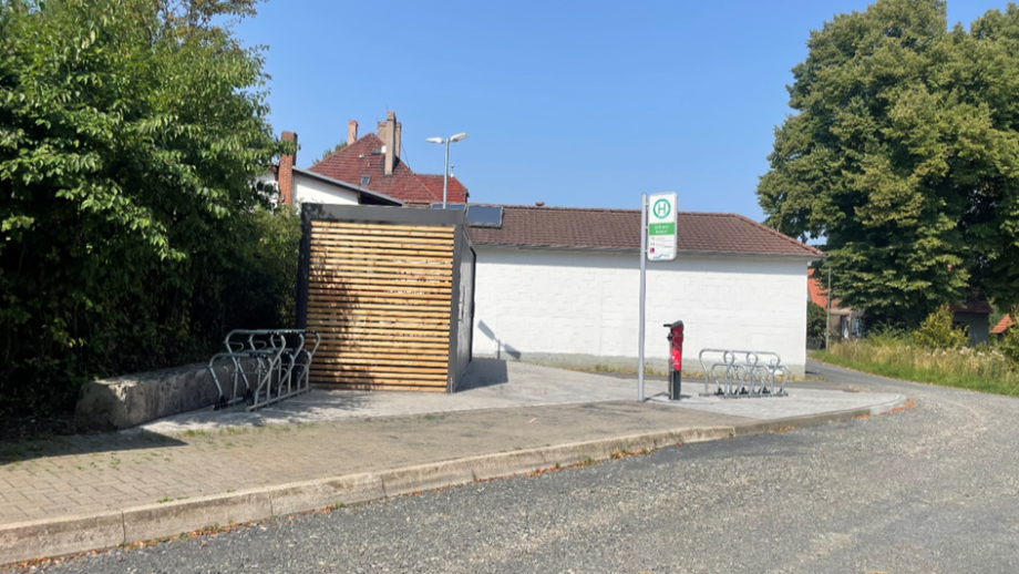 Sammelschließanlage am Bahnhof Lödingsen