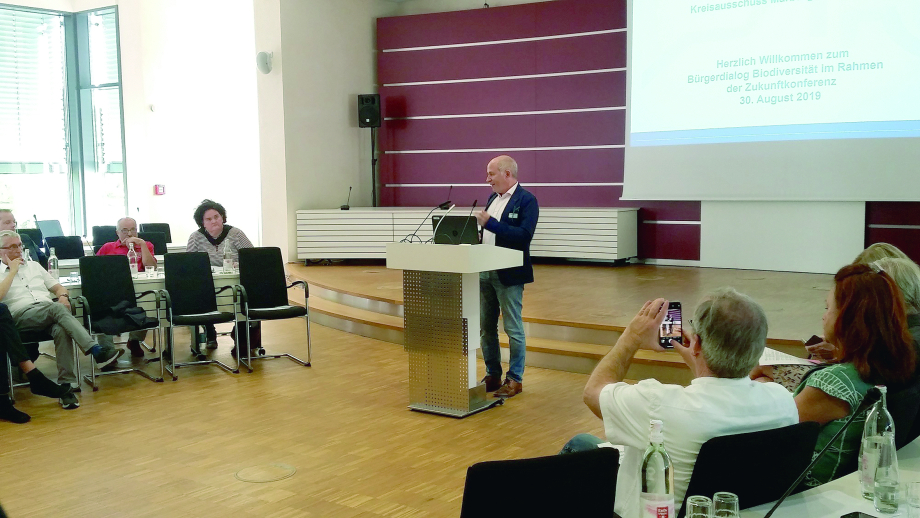 Matthias Bohn bei der Zukunftskonferenz 2019 im Bürgerdialog