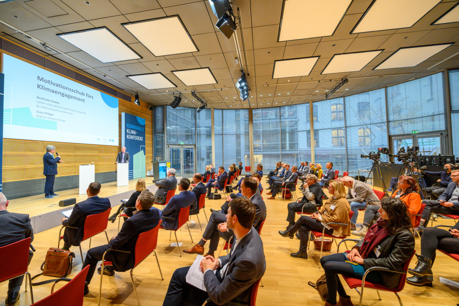Blick ins Plenum der Kommunalen Klimakonferenz 2021