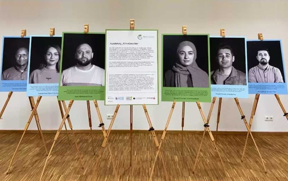 Ausstellungsporträts der „KlimaGesichter“-Referierenden
