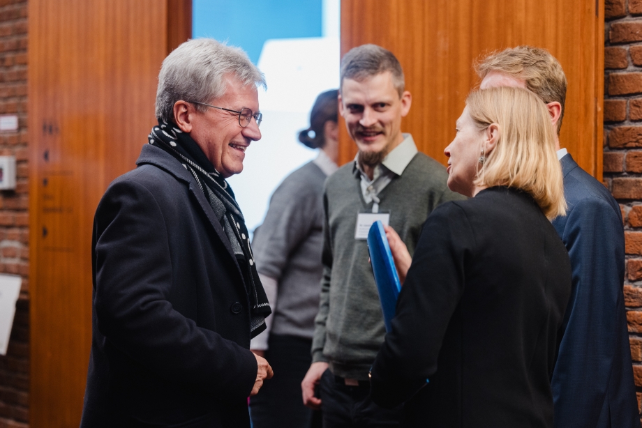 Begegnungen und Gespräche im Rahmen der Konferenz