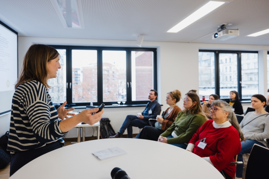 Forum 3: Naturbasierte Lösungen im Fokus: Synergien für Klimaschutz und Klimaanpassung. Referentin Kathrin Scheurich, Geschäftsführerin, Stadtnatur Berlin e.V. 