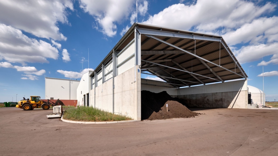 Bioabfallvergärungsanlage in Bernburg