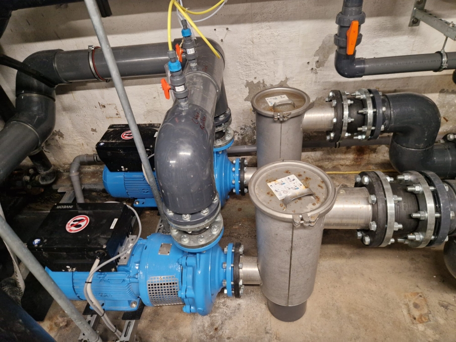 Energieffiziente Beckenwasserpumpe im Schwimmbad Rangendingen