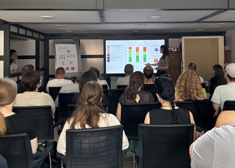 Foto von einem Workshop an der FAU Erlangen-Nürnberg zum Thema Maßnahmentwicklung