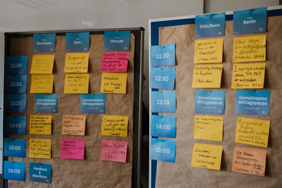 Impressionen vom Klimaaktiv-Event – Barcamp Kommunaler Klimaschutz 2025