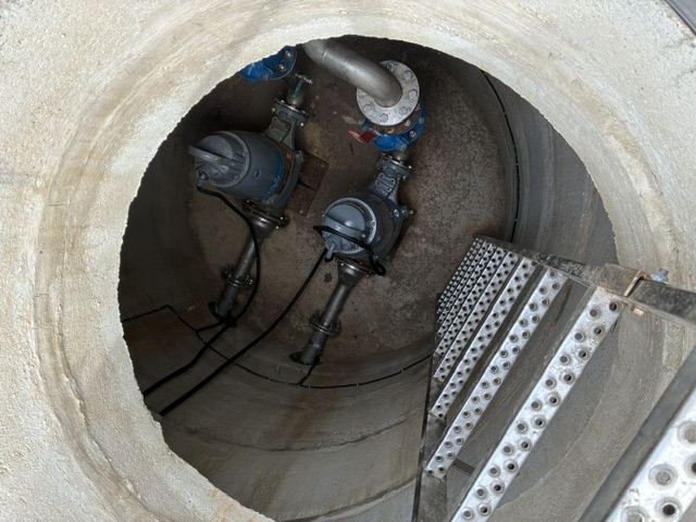 Erneuerte Abwasserpumpe in Untergriesbach