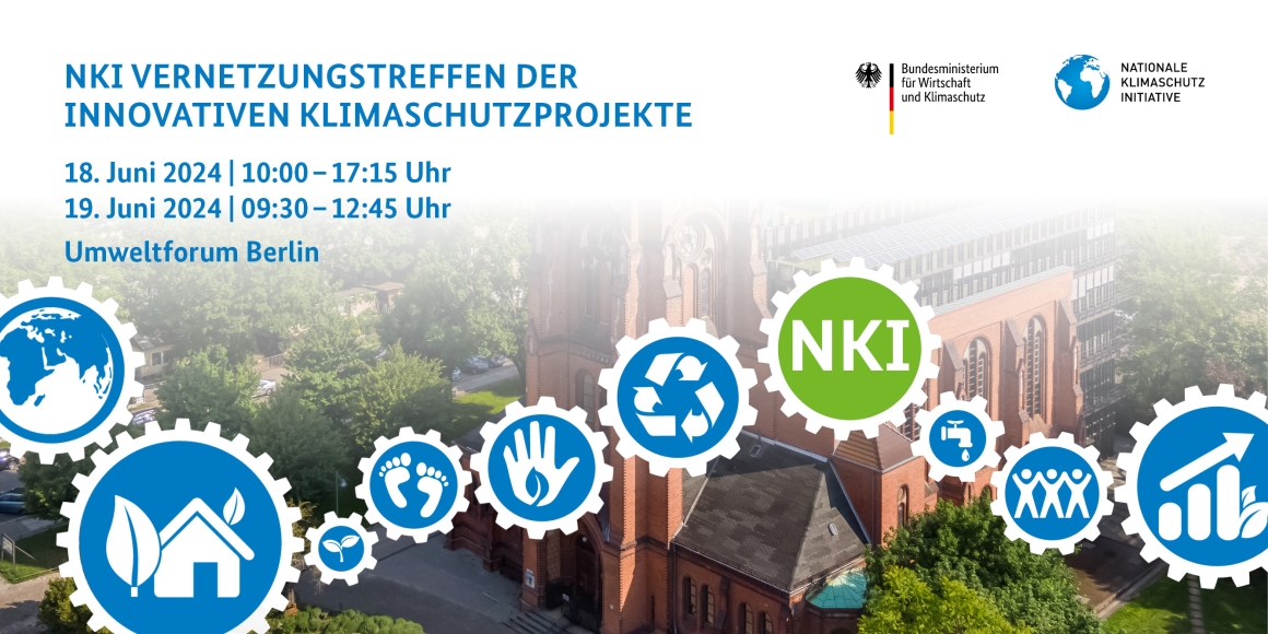 Key Visual des NKI Vernetzungstreffens der innovativen Klimaschutzprojekte