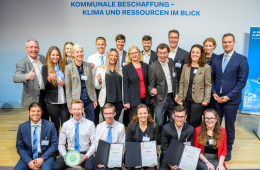 Alle Gewinnerteams bei der 12. Kommunalen Klimakonferenz