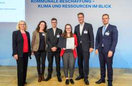 Gewinner*innen im Wettbewerb "Kommunale Klima- und Energiescouts 2019"