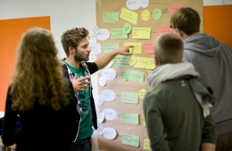 Ergebnisdiskussion beim Jugendklimagipfel 2015