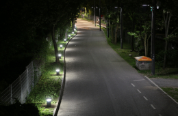 Ansicht LED-Laufsteg