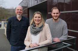 Das Masterplan 100 % Klimaschutz Team: Markus Herbst, Laura Schuster und Dennis Hetmann (v.l.)