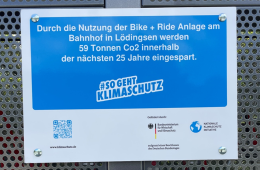 CO2-Einsparung der Bike+Ride-Station in Adelebsen