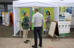 Klimabonus-Informationsstand in Kolbermoor