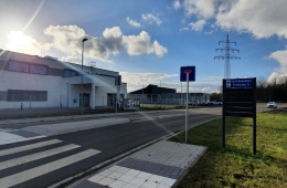 Eine Straße in der Gemeinde Nalbach