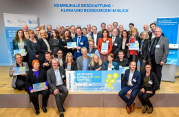 Gewinner*innen im Wettbewerb "Klimaaktive Kommune 2019" 