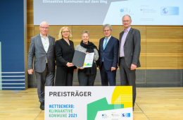 Preisträger*innen aus Stadt Essen auf dem Podium