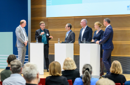 Diskussionsrunde zum Konferenzauftakt 