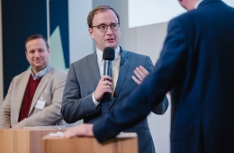 v. l. n. r. Bürgermeister der Stadt Eisenach Steffen Liebendörfer, Bürgermeister der Stadt Greven Dietrich Aden 