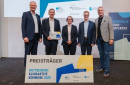 Die Landeshauptstadt Stuttgart hat mit ihrem Projekt „Klimaneutrale Eiswelt“ gewonnen