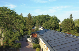 Dach des Freibads