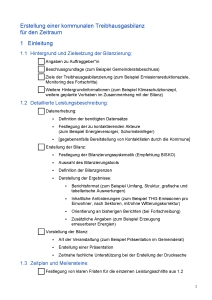Checkliste zur Ausschreibung kommunaler Treibhausgasbilanzen