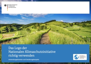 Das Cover des Toolkits für die Öffentlichkeitsarbeit zum Thema "Das Logo der NKI richtig verwenden"