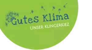 Gutes Klima. Unser Kungerkiez. - Gemeinschaftsgarten, Lastenrad-Verleihsystem, Projektkiste mit Klimakiezspaziergang und Partizipationsaktionen – Logo