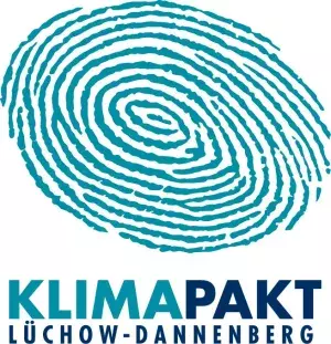 100% Klimaschutz im Landkreis Lüchow-Dannenberg - Wir gehen weiter – Logo