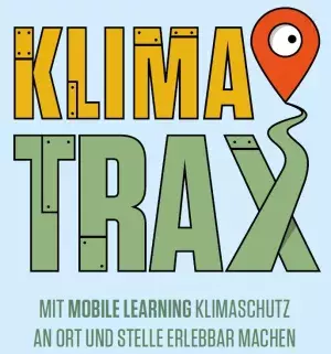 KLIMA°Trax - Mit Mobile Learning-Routen Klimaschutz an Ort und Stelle erlebbar machen – Logo