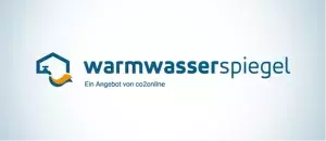 Warmwasserspiegel: Klima schützen und Kosten sparen – Logo