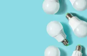 Symbolbild von energiesparender LED-Beleuchtung