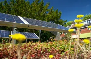 Solarpanele Dach 