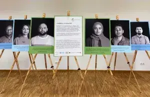 Ausstellungsporträts der „KlimaGesichter“-Referierenden